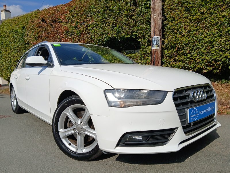 White Audi A4 Avant 1.8 TFSI SE Estate 5dr Petrol Multitronic Euro 5 s/s 170 ps